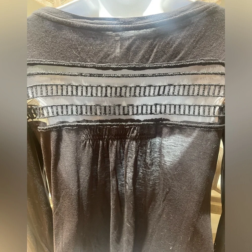 🎉HOST PICK 11.2025🎉 Free People Roxie Tee Black Size Small
